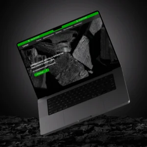 Development of a single-page website for the coal and briquette supplier Lintar