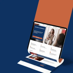 Development of a one-page website for consulting and coaching Maryna Saprykina