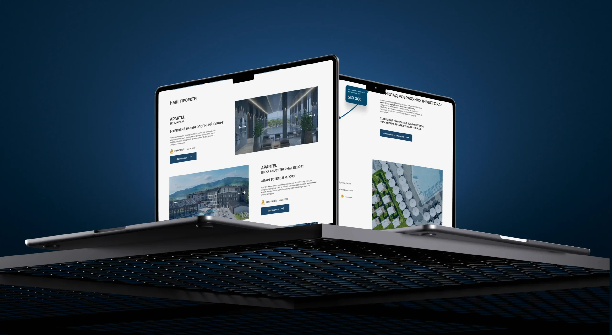 Розробка корпоративного сайту для інвестиційної компанії GCG invest 3